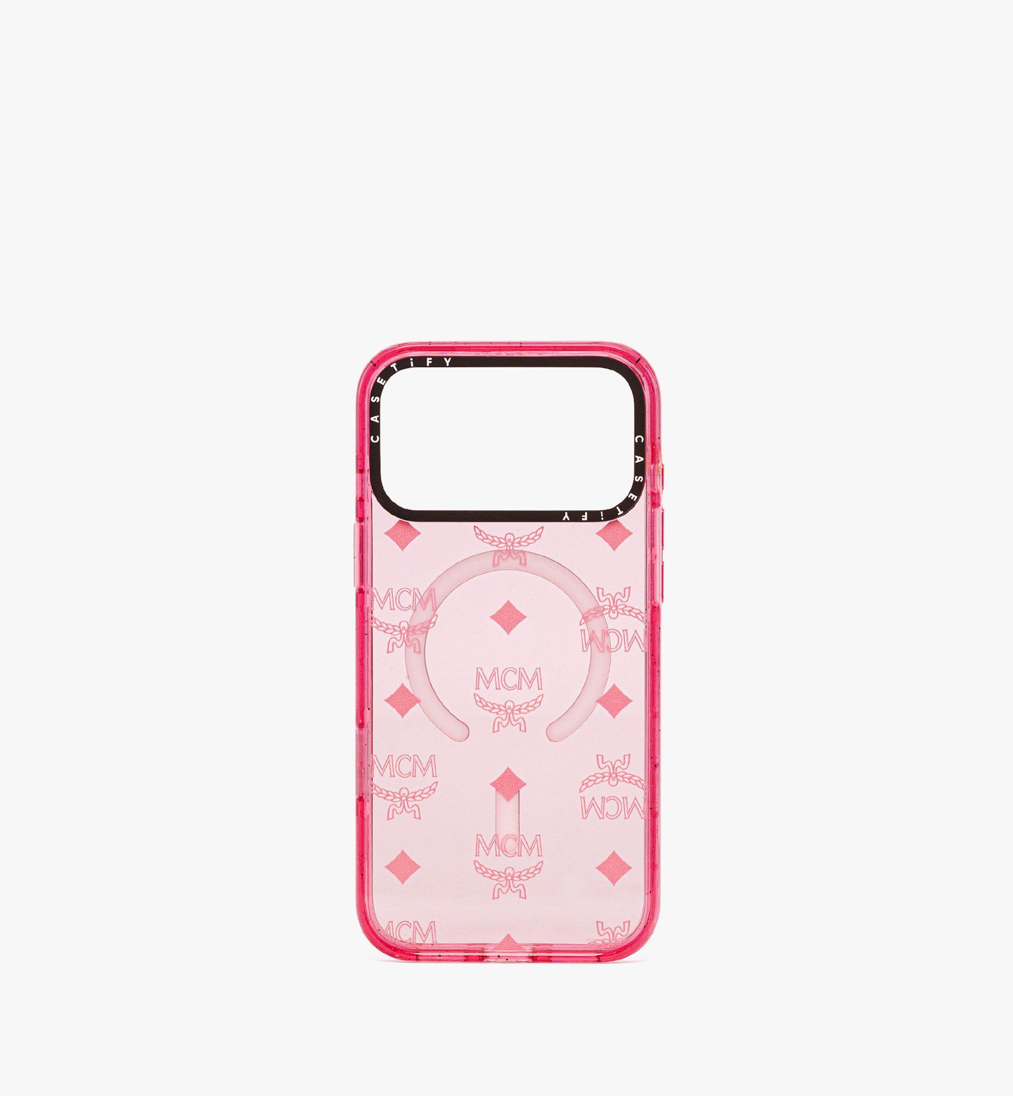 Coque pour iPhone 17 Pro Max monogrammée anti-choc MCM X CASETiFY 1